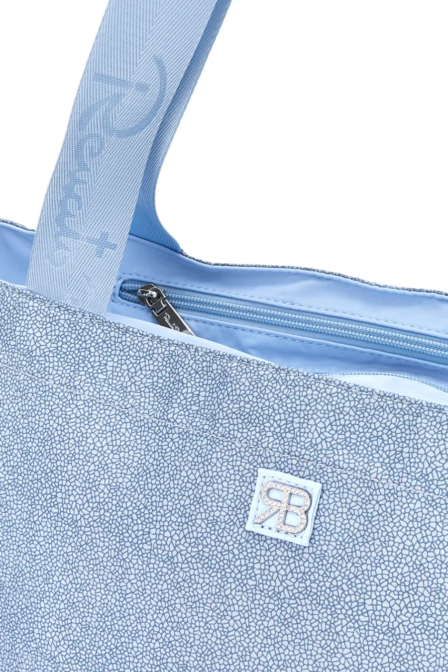 Donna RENATO BALESTRA Borsa mare celeste con zip 61099/MIAB3