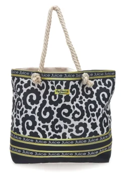 Donna JUICE Borsa mare con pochette fantasia nero bianco Rodi 0169