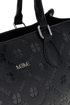 Donna ME u0026 ME Borsa nera a mano con tracolla Me & me 20499