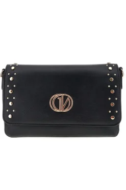 Donna GUIDO VIETRI Borsa nera borchie e tracolla K30,376,B016