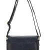 Donna BASILE Borsa nera in vera pelle con patta CLASS BA3542TI