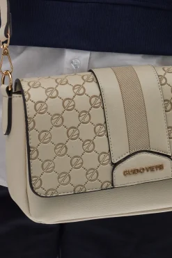Donna GUIDO VIETRI Borsa Rettangolare Beige a Tracolla K30.357.B016