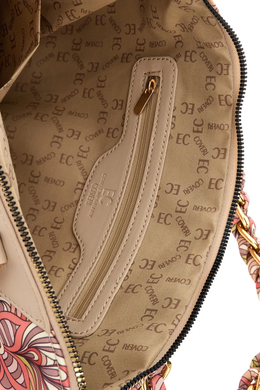 Donna ENRICO COVERI Borsa rosa con stampa floreale EC26S-252-1