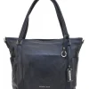 Donna FIRST LADY Borsa shopper nera con manici e tracolla inclusa SL 8251