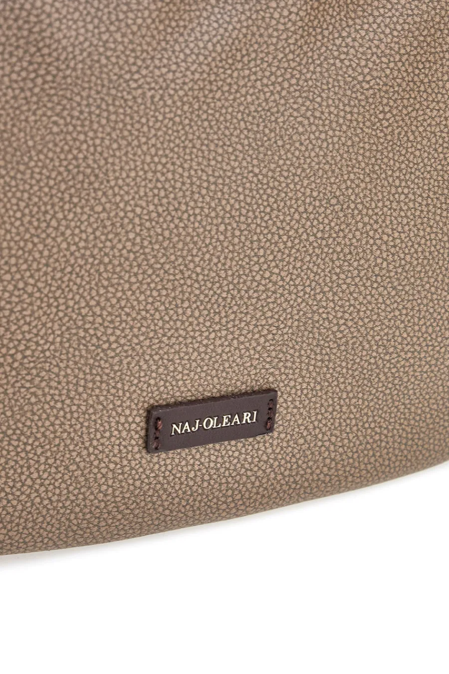 Donna NAJ OLEARI Borsa taupe con charm orsetto e zip dorate Naj-Oleari 61329/BOBA13