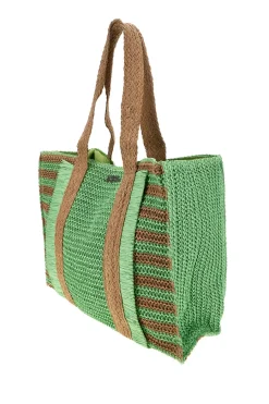 Donna LEJJOU Borsa intrecciata con frange JJ90531