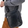 Uomo BASILE Borsello Nero 509-13