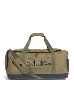Donna ADIDAS Borsone verde con logo laterale Linear Duffel