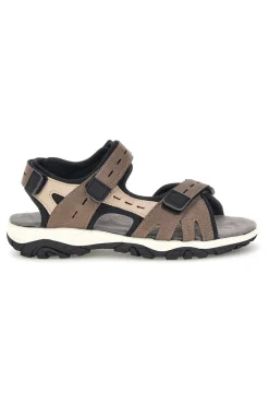 FIRST ACTIVE Braune Sandale mit Riemen Die erste aktive CN1 TAUPE Outlet