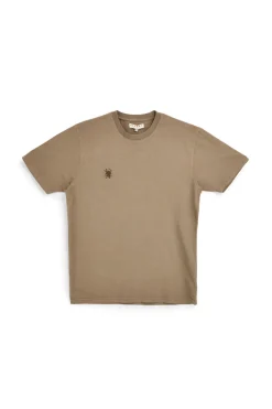 Uomo PITTARELLO TIERRA Braune T-hirt it Rundhaauchnitt einfarbig getickte ogo PT--T-9068
