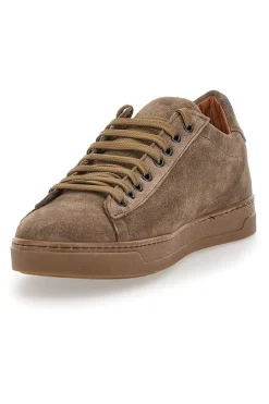Uomo PITTARELLO FOCUS Braune Wildleder-Sneaker, hergestellt in Italien, 3021