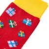 CRAZY SOCKS Calzini Rossi Con Regali Taglia Unica 019