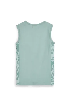 PITT KIDS Canotta verde con stampa lupo PT-B-T-9007