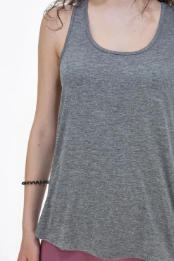 Donna SKECHERS Canottiera Godri wift Tunic Tank Grigia