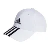 ADIDAS Cappellino Bianco con Frontino Curvo Baseball 3S Cap