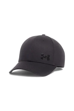 UNDER ARMOUR Cappellino nero in twill di cotone Essential Low