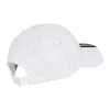 ADIDAS Cappello bianco con visiera BBALL 3S CAP NL