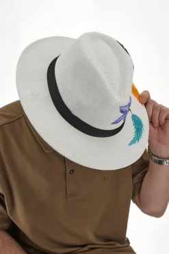 COVERI Cappello Borsalino Collection 230215 Bianco