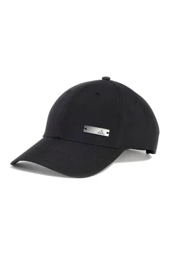 ADIDAS Cappello nero con placca logo BB CAP LT MET
