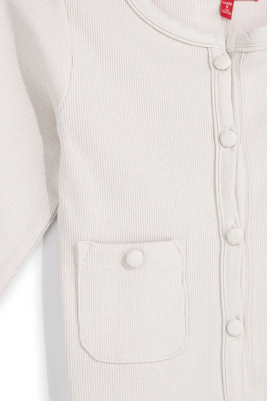 PITT KIDS Cardigan beige in cotone con bottoni Pt-g-f-9055