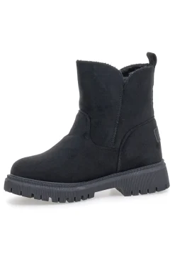 CARRERA CAW759102020 e Stiefeletten mit seitlichem Reißverschluss und Fellfutter SCHWARZ