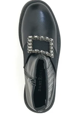 Donna DAME ROSE Chelsea-Stiefel mit Schnalle 843