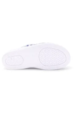 BEST MEDICAL Ciabatta bianca e blu professionale con sottopiede in pelle 2883 BIANCO/BLU Hot