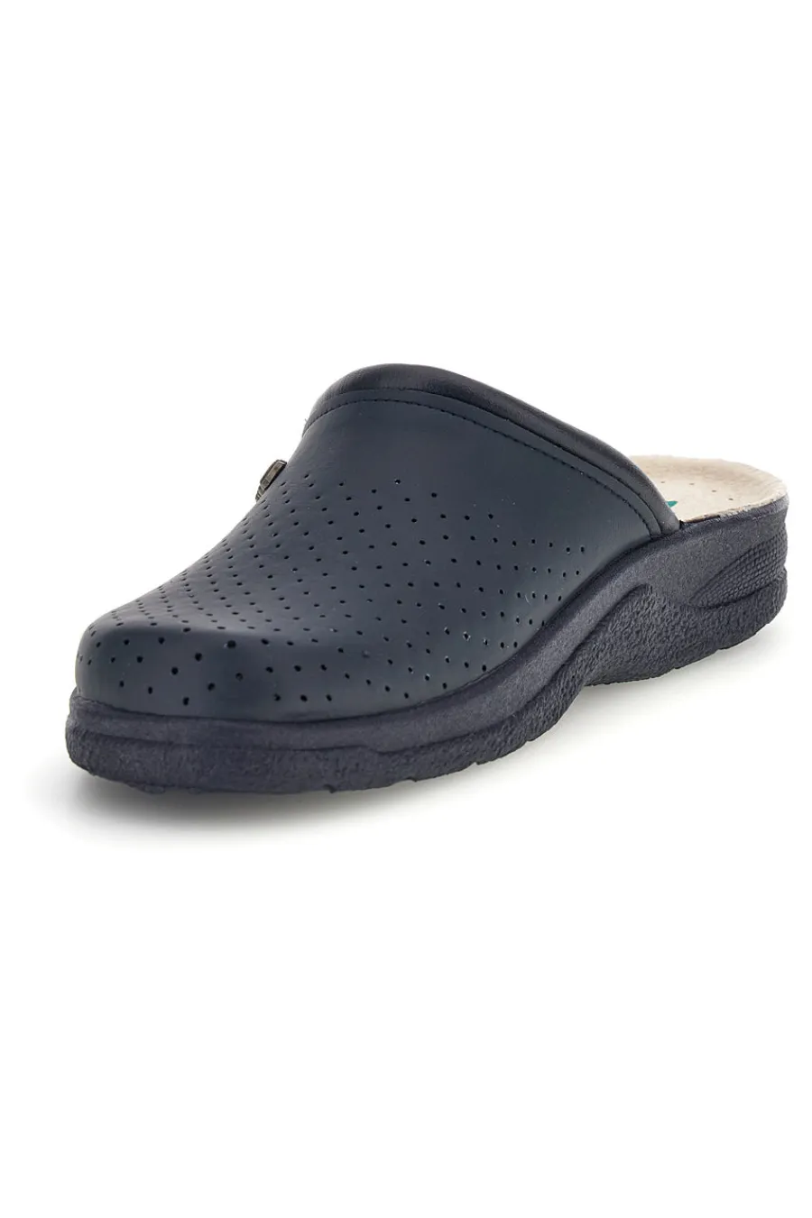 Uomo BIO UP Ciabatta Blu in vera pelle 621