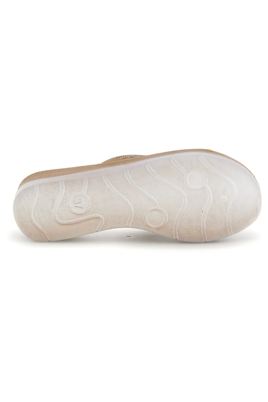 INBLU Ciabatte beige con dettagli luminosi 47 BV SABBIA Hot