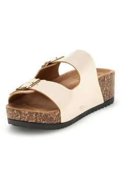 PITTARELLO SUN Ciabatte con doppia fibbia BLB2505221E BEIGE New