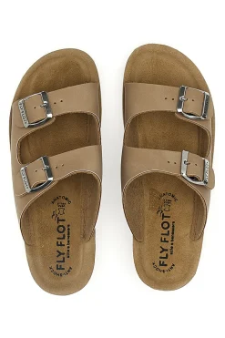 FLY FLOT Ciabatte Beige Con Fasce Regolabili 42644