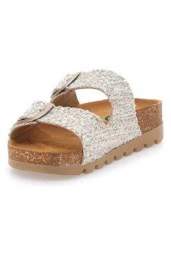 PITTARELLO BIO Ciabatte beige con doppia fibbia 335P20630SR New