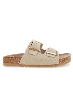 PITTARELLO GREEN WALK Ciabatte beige doppia fibbia vegan 335CF20631S NEUTRO Hot