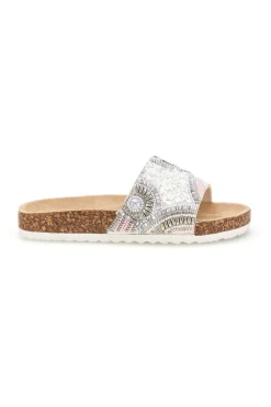 PITT KIDS Ciabatte Bianche con Perline 14615