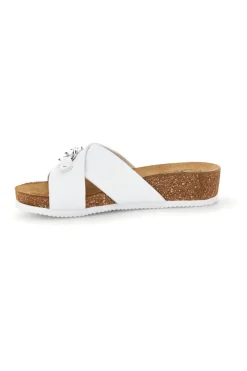 PITTARELLO ECO Ciabatte sottopiede in vera pelle 293A121SR BIANCO Best