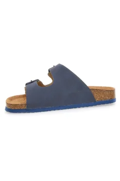 PITT KIDS Ciabatte blu con fibbie regolabili 41701