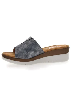 LINEA COMODA Ciabatte Blu con Platform 6526 BLUE Best