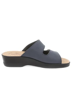 FLY FLOT Ciabatte blu con sottopiede in vera pelle, fodera Air Flot e antiscivolo 90630J86CE New