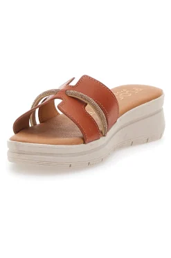 PLOCADI Ciabatte Cognac 5260 Discount