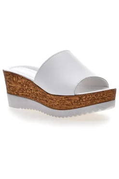 PITTARELLO LOVE Ciabatte con Platform Bianche 2331 BIANCO