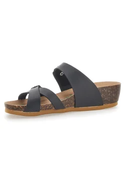 BIO UP Ciabatte con Zeppa Nere 22313 Online