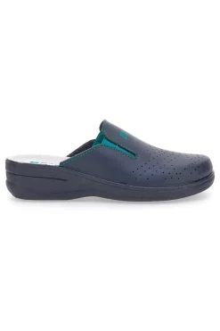 BIO UP Ciabatte da Lavoro Blu in Pelle 329 BLUE Online