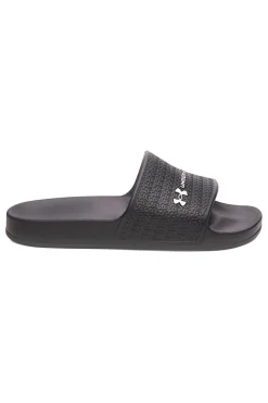 UNDER ARMOUR Ciabatte da piscina nere con fascia logata 6007533 001 New