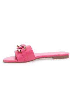 MON DIEU Ciabatte Flat Rosa Con Catena 36 Online
