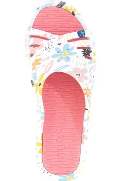 2T2L Ciabatte floreali multicolor con fascia incrociata 711 ROSA Discount