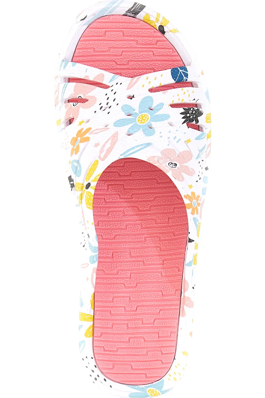 2T2L Ciabatte floreali multicolor con fascia incrociata 711 ROSA Discount