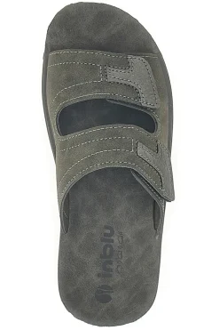 Uomo INBLU Ciabatte Con Strappi in Velcro 106 Fn