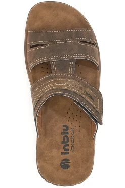 Uomo INBLU Ciabatte 104 FN Marroni