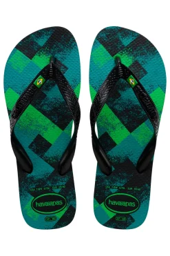 Uomo HAVAIANAS Ciabatte Infradito Brasil Fresh Verdi