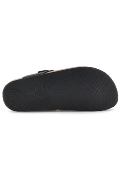 Uomo SUPERGA Ciabatte Infradito Nere con Fibbia S31Y285